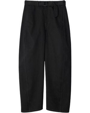 Lemaire Twisted Belted Pants - Black