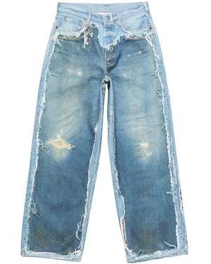 Acne Studios Trompe L'Oeil Jeans - Blue