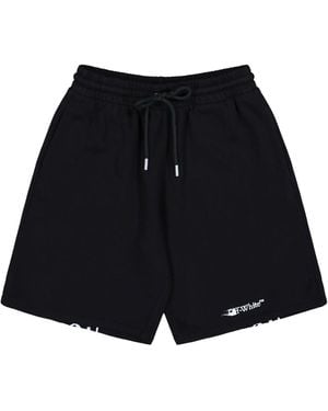 Off-White c/o Virgil Abloh Ink Arrow Skate Sweatshorts - Black