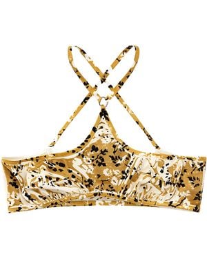KNWLS Chk Bra (Wall Flower) - Metallic