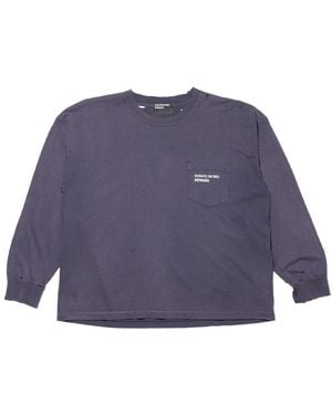 Enfants Riches Deprimes Classic Logo Long Sleeve T-Shirt - Blue