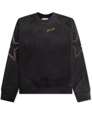 Satoshi Nakamoto Star Studded Crewneck - Black