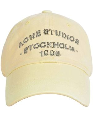 Acne Studios Logo 1996 Cap - Natural