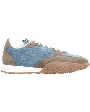 Marine Serre Regenerated Moire Low-Top Sneakers - Gray