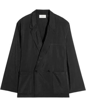 Lemaire Soft Double Breasted Jacket - Black