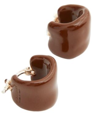 Jil Sander Scented Skin Earrings 3 (Dark) - Brown