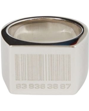 VTMNTS Barcode Ring - Metallic