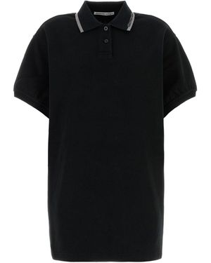 Alexander Wang Relaxed Mini Polo Dress - Black
