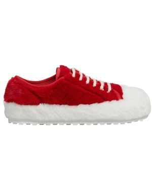 Marni Fluffy Sneakers - Red
