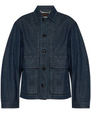 Lemaire Boxy Jacket - Blue
