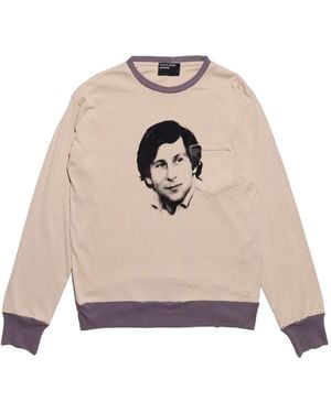 Enfants Riches Deprimes Roman Rib Long Sleeved T-Shirt - Natural