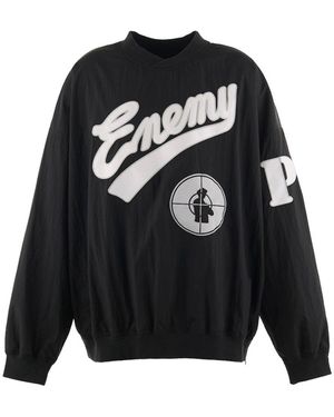 SAINT Mxxxxxx Printed Nylon Pullover - Black