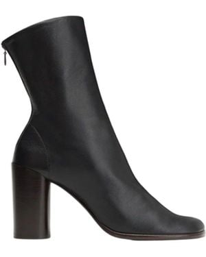 Lemaire Glove Ankle Boots 80 - Black