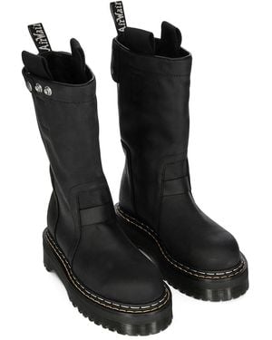 Rick Owens X Dr.Martens Quad Sole Pull On Boots - Black