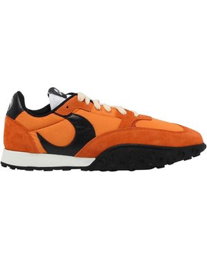 Marine Serre Ms-Rise 22 Low-Top Sneakers - Orange