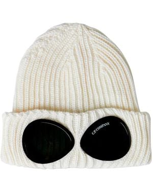 C.P. Company Extrafine Merino Wool Goggle Beanie - Multicolor