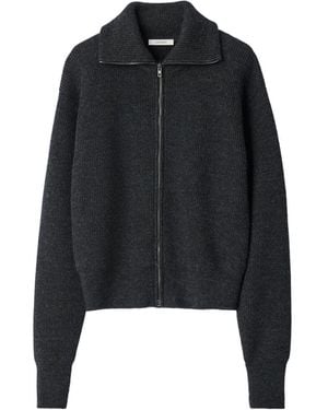 Lemaire Zipped Cardigan - Black