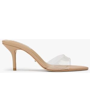 Tony Bianco Hallie Clear Vinylite/Skin Dress Sandal - Natural