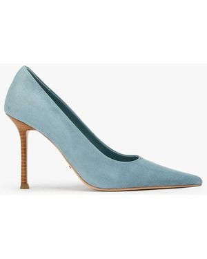 Tony Bianco Niki Denim Suede Dress Shoe - Blue