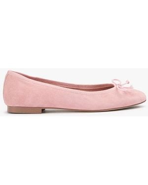 Tony Bianco Comma Blossom Suede Casual Flat - Pink
