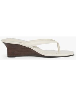 Tony Bianco Edgy Dress Wedge - White