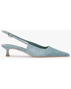 Tony Bianco Crush Denim Suede Dress Shoe - White