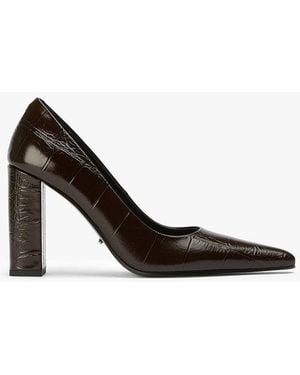 Tony Bianco Fifi Choc Croco Dress Shoe - White