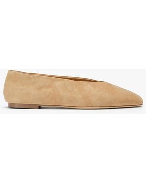 Tony Bianco Brash Wheat Suede Casual Flat - White