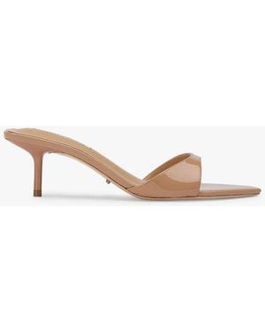 Tony Bianco Fiesta Nude Patent Dress Sandal - White