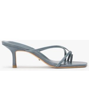 Tony Bianco Roxta Denim Vintage Dress Sandal - White