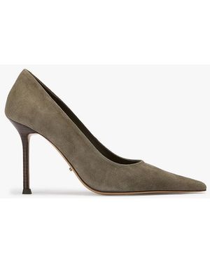 Tony Bianco Niki Cemento Suede Dress Shoe - White