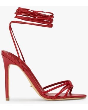 Tony Bianco Kaz Scarlet Vintage Dress Sandal - Red