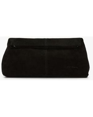 Tony Bianco Alys Suede Clutch - Black