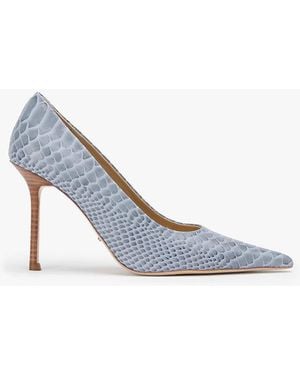 Tony Bianco Niki Denim Python Dress Shoe - Blue