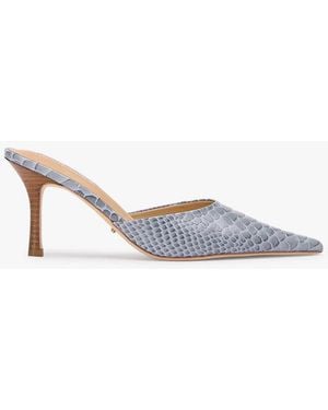 Tony Bianco Sicily Denim Python Dress Shoe - White