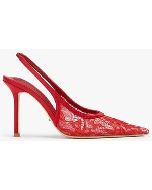 Tony Bianco Noni Brocade Dress Shoe - Red