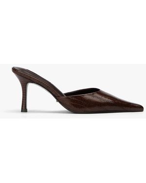 Tony Bianco Sicily Espresso Anguille Dress Shoe - White