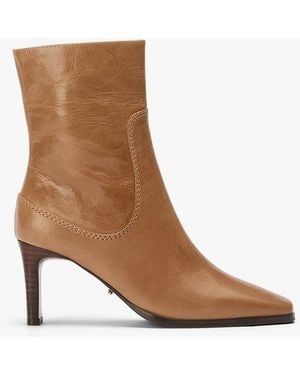 Tony Bianco Roxanne Tan Vintage Dress Boot Ankle - Brown