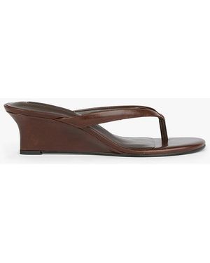 Tony Bianco Edgy Choc Vintage Dress Wedge - White