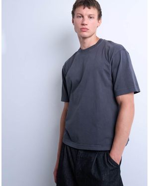 TOPMAN Boxy Oversized T-Shirt - Blue