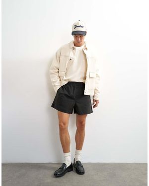 TOPMAN Micro Fit Short - Black