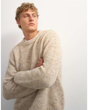 TOPMAN Relaxed Fit Loose Knit Jumper - Green