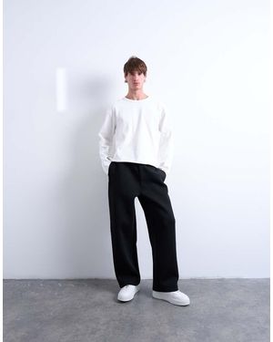 TOPMAN Scuba-style Fabric jogger - White