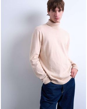 TOPMAN Essential Knitted Roll Neck Jumper - Multicolour
