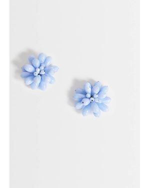 TOPSHOP Dezi Semi Precious Cluster Earring - Blue
