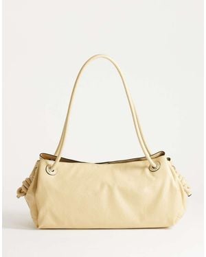 TOPSHOP Maddie Large Shoulder Bag - Natural