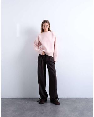 TOPSHOP Tailored Balloon Leg Jogger - White