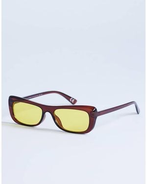 TOPSHOP Crete Cat Eye Sunglasses - White