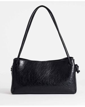 TOPSHOP Schelby Medium Flat Bowler - Black