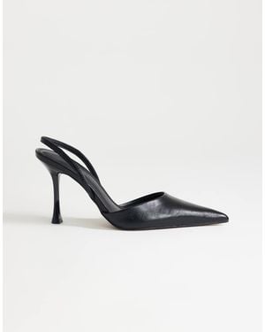 TOPSHOP Angel Heeled Court Shoe - Black